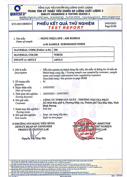 Công Ty TNHH Sản Xuất - Thương Mại Gia Phát