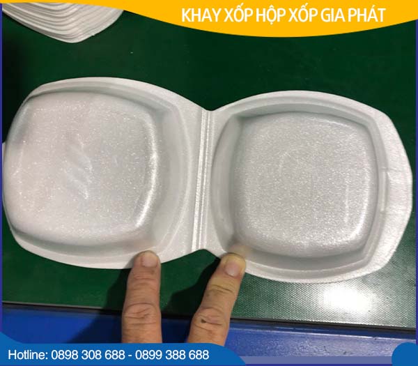 Khay, hộp xốp	